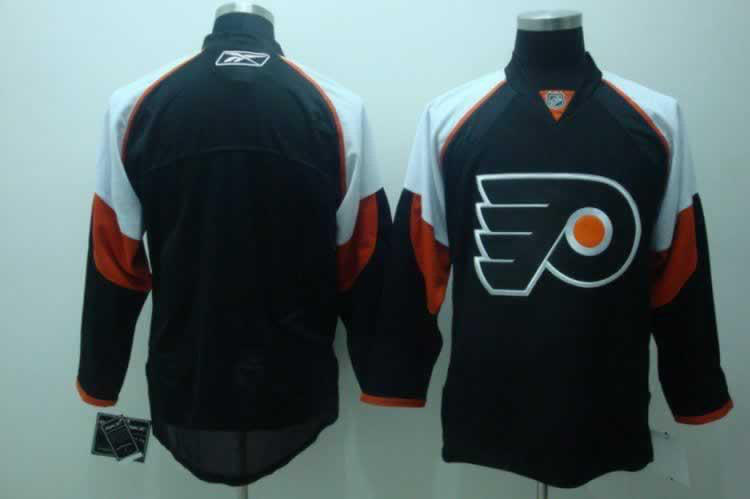 Philadelphia Flyers Blank Black Jerseys - Click Image to Close