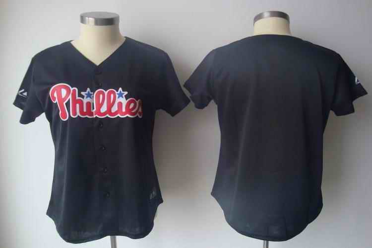 Phillies blank black women Jersey
