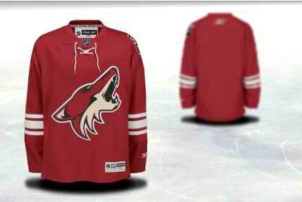 Phoenix Coyotes Men Customized Red Jersey