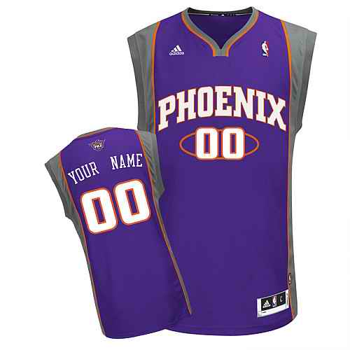 Phoenix Suns Custom Swingman purple Road Jersey - Click Image to Close