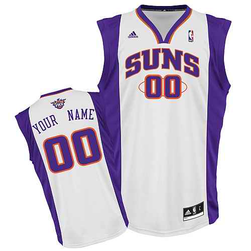 Phoenix Suns Youth Custom white Jersey - Click Image to Close
