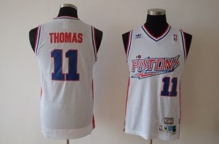 Pistons 1 Isaiah Thomas White Jerseys - Click Image to Close