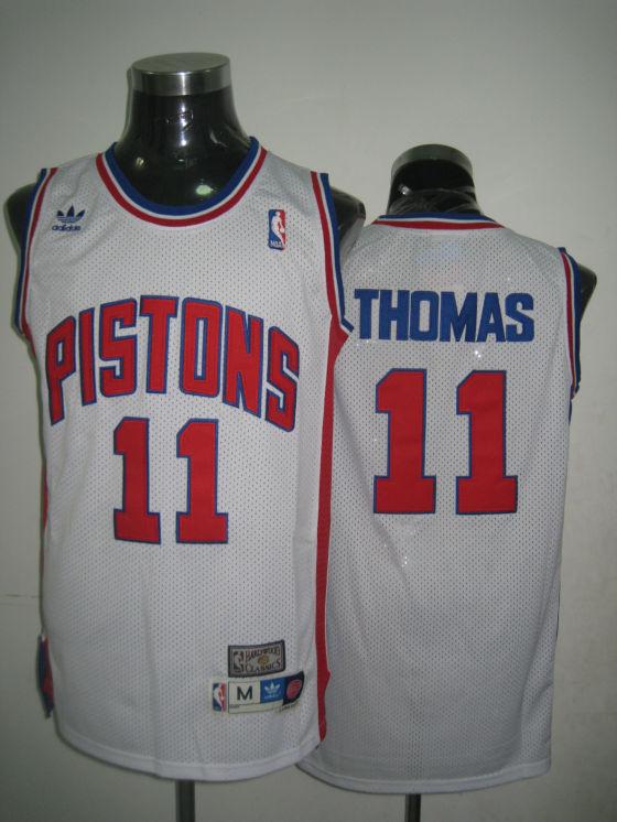 Pistons 11 Thomas White Jerseys