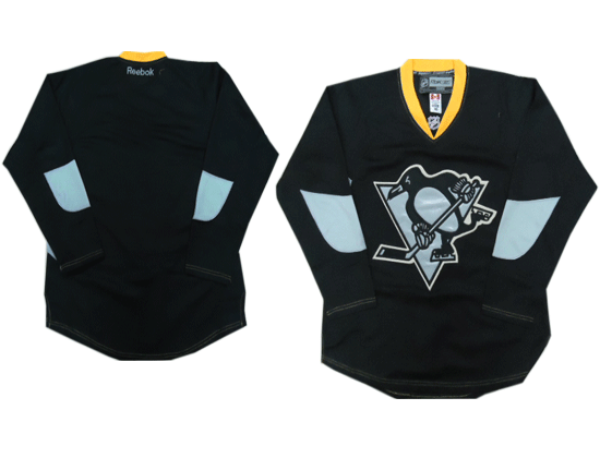 Pittsburgh Penguins blank Ice black Jerseys