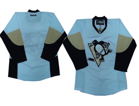 Pittsburgh Penguins blank white Jerseys