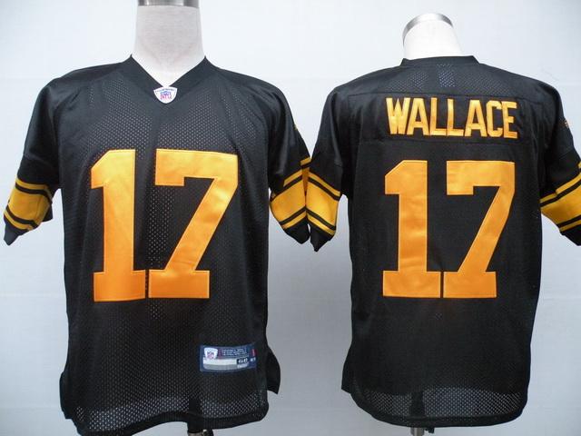 Pittsburgh Steelers 17 Williams black yellow number Jerseys