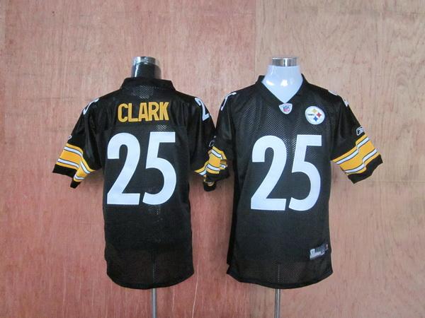 Pittsburgh Steelers 25 Clark black Jerseys