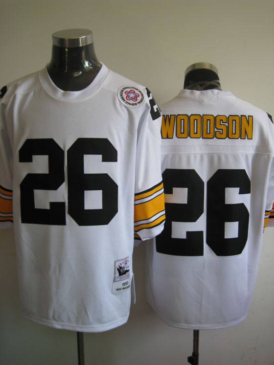 Pittsburgh Steelers 26 Woodson white Jerseys