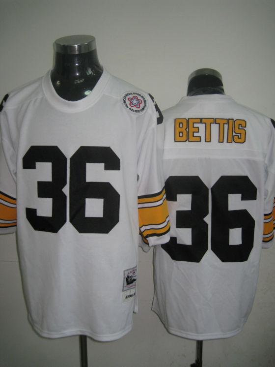 Pittsburgh Steelers 36 Jerome Bettis white Throwback Jerseys