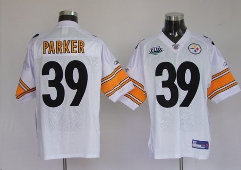 Pittsburgh Steelers 39 Willie Parker White Jerseys
