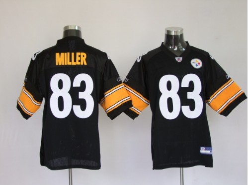 Pittsburgh Steelers 83 Heath Miller Black Jerseys