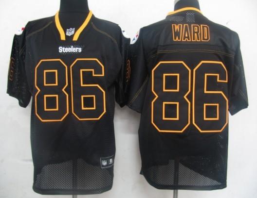 Pittsburgh Steelers 86 Ward black field shadow Jerseys
