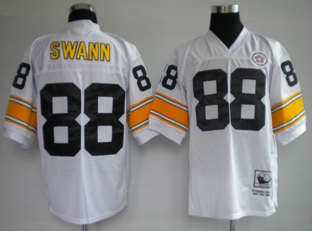 Pittsburgh Steelers 88 Lynn Swann White Jerseys