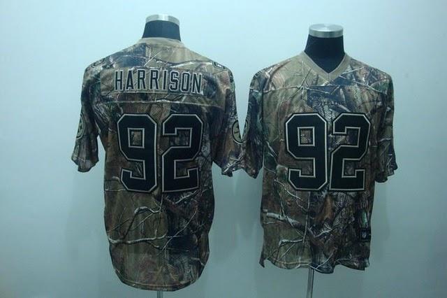 Pittsburgh Steelers 92 Harrison camo Jerseys