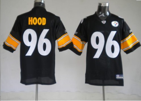 Pittsburgh Steelers 96 Hood Black Jerseys