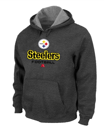 Pittsburgh Steelers Critical Victory Pullover Hoodie D.Grey