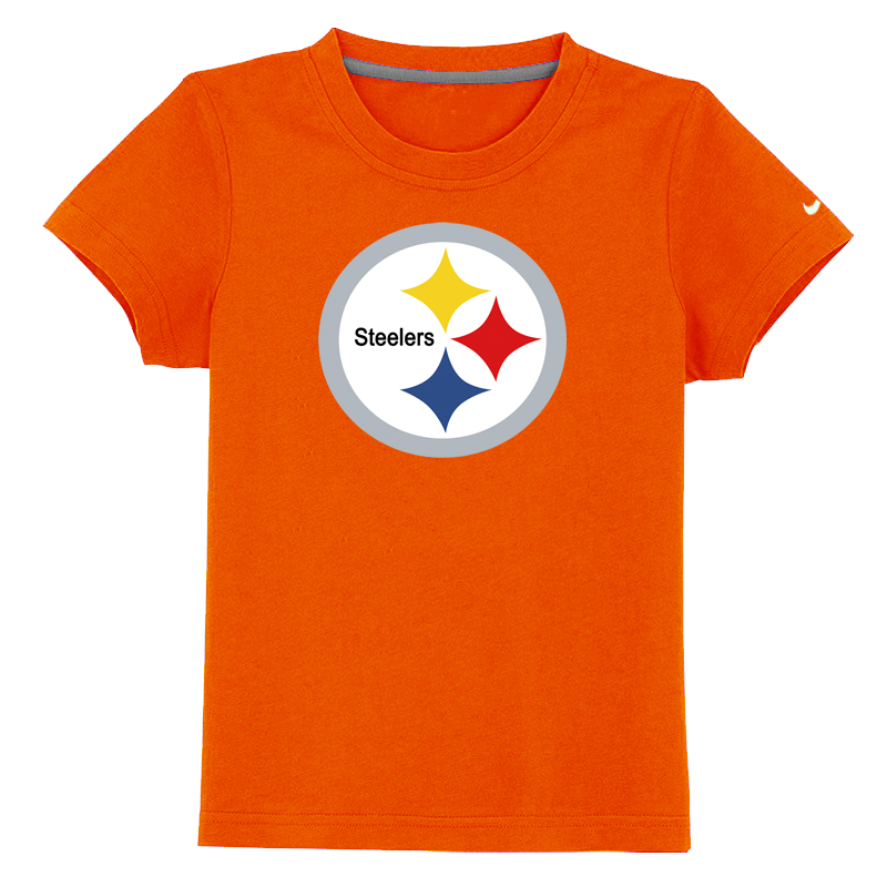Pittsburgh Steelers Sideline Legend Authentic Logo Youth T-Shirt Orange