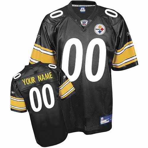Pittsburgh Steelers Youth Customized black Jersey