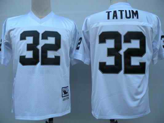 Raider 32 Jack Tatum white m&n Jerseys