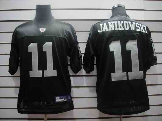 Raiders 11 Janikowski black Jerseys