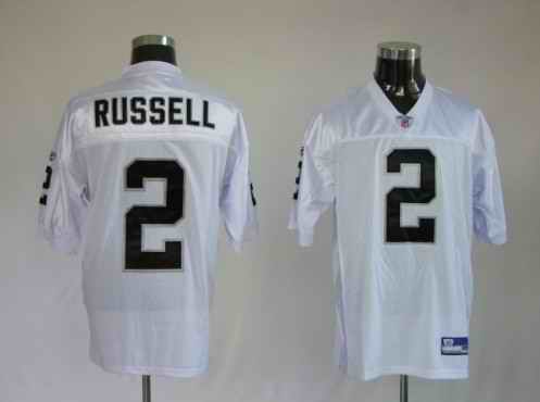 Raiders 2 JaMarcus Russell white Jerseys