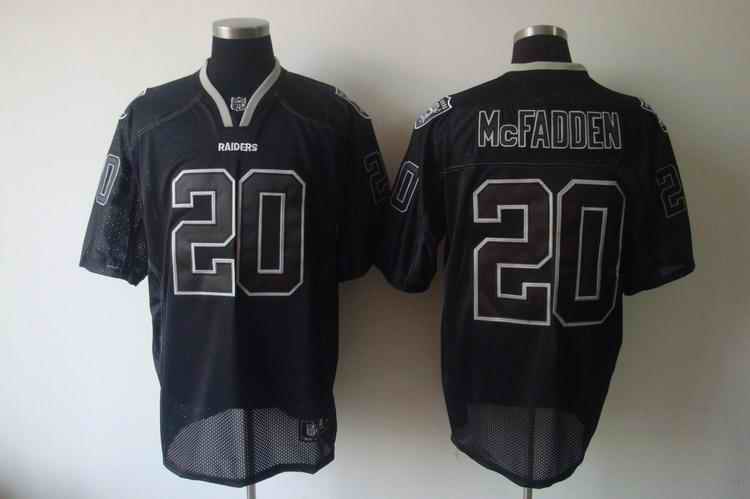 Raiders 20 McFadden black field shadow Jerseys