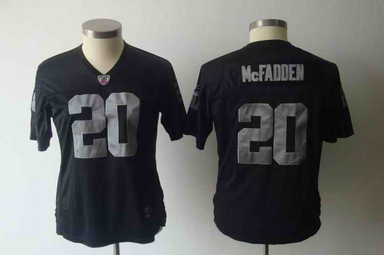 Raiders 20 McFadden black team women Jerseys Raiders 20 McFadden black team women Jerseys
