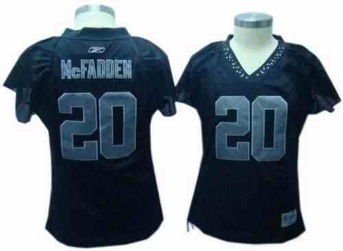 Raiders 20 McFadden black women Jerseys