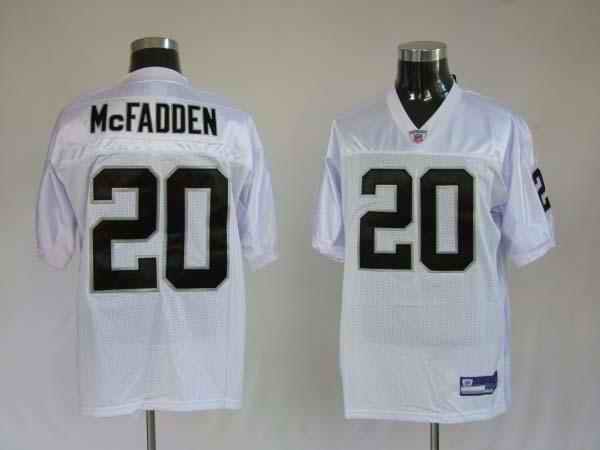 Raiders 20 McFadden white kids Jerseys
