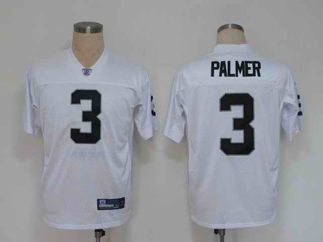 Raiders 3 Palmer white Jerseys