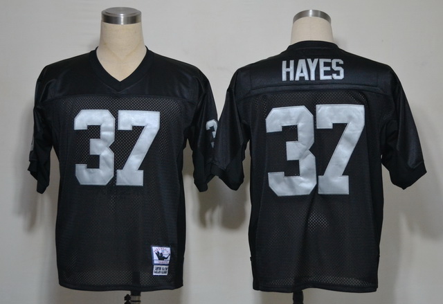 Raiders 37 Lester Hayes Black M&N Jerseys