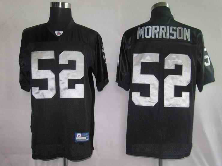 Raiders 52 Morrison black Jerseys
