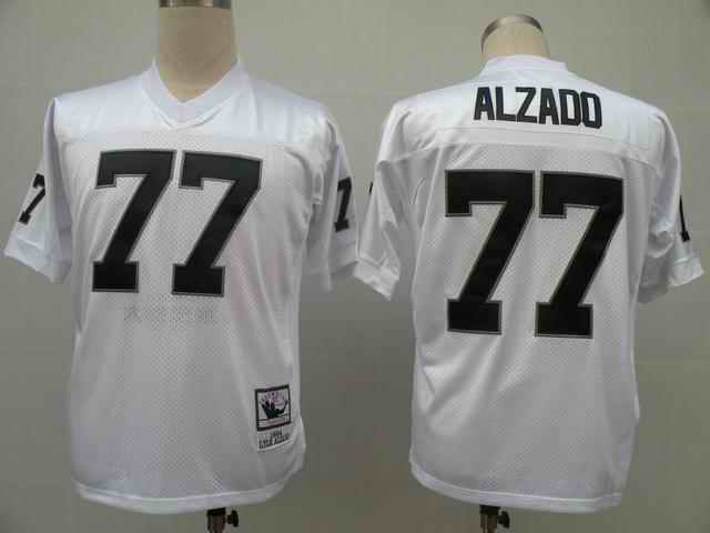 Raiders 77 Lyle Alzado Throwback white Jerseys Raiders 77 Lyle Alzado Throwback white Jerseys