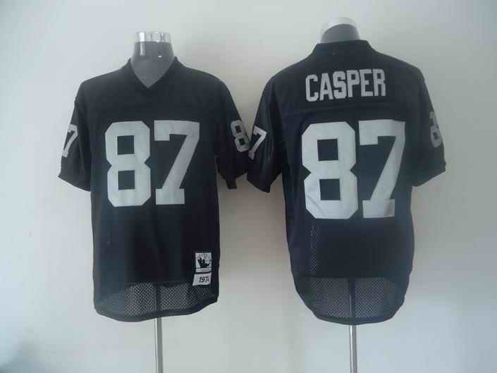 Raiders 87 Casper black Jerseys