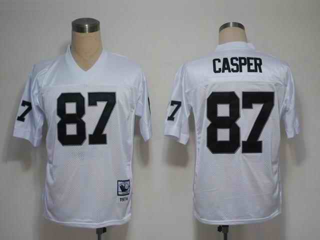 Raiders 87 Casper white Jerseys