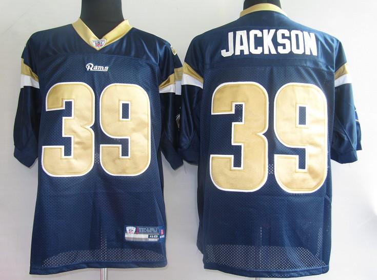 Rams 39 Jackson blue Jerseys