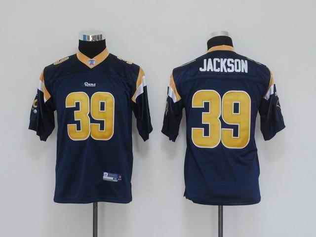 Rams 39 Jackson blue kids Jerseys