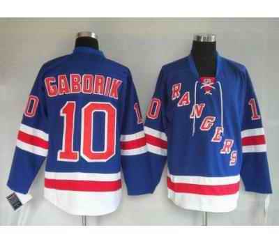 Rangers 10 Gaborik blue Jerseys