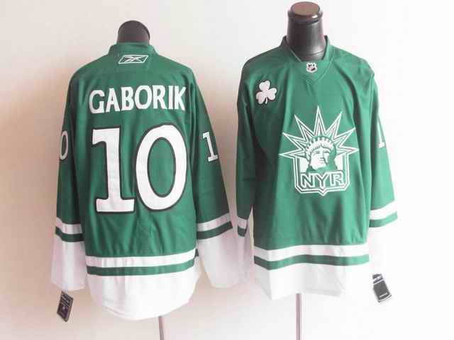 Rangers 10 Gaborik green Jerseys