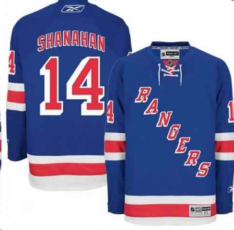 Rangers 14 Brendan Shanahan blue Jerseys