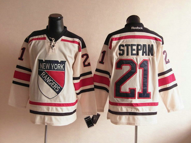 Rangers 21 Stepan Cream Jerseys - Click Image to Close