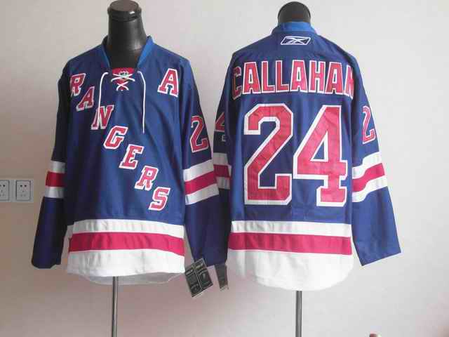 Rangers 24 Callahan blue Jerseys