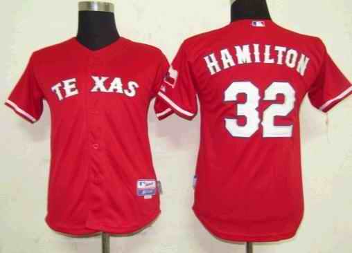 Rangers 32 Hamilton red Kids Jersey
