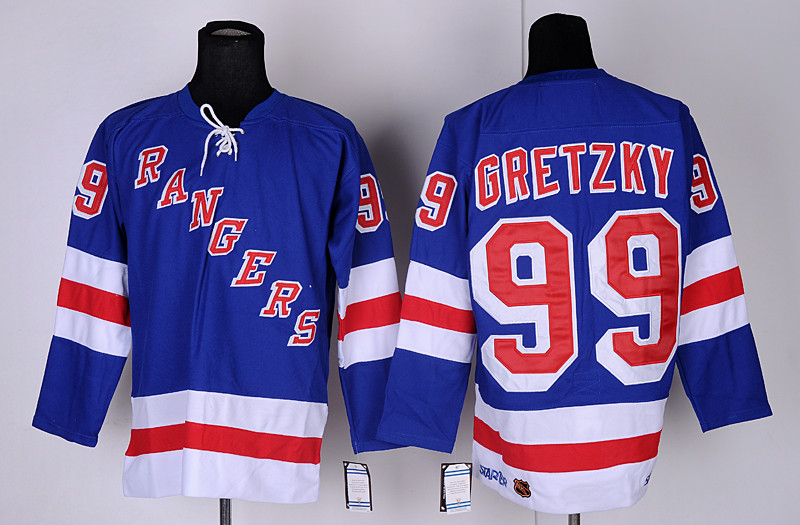 Rangers 99 Gretzky Blue Jerseys