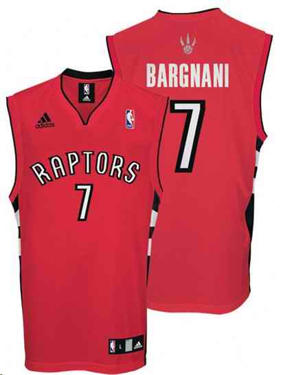 Raptors 7 Andrea Bargnani Red Jerseys