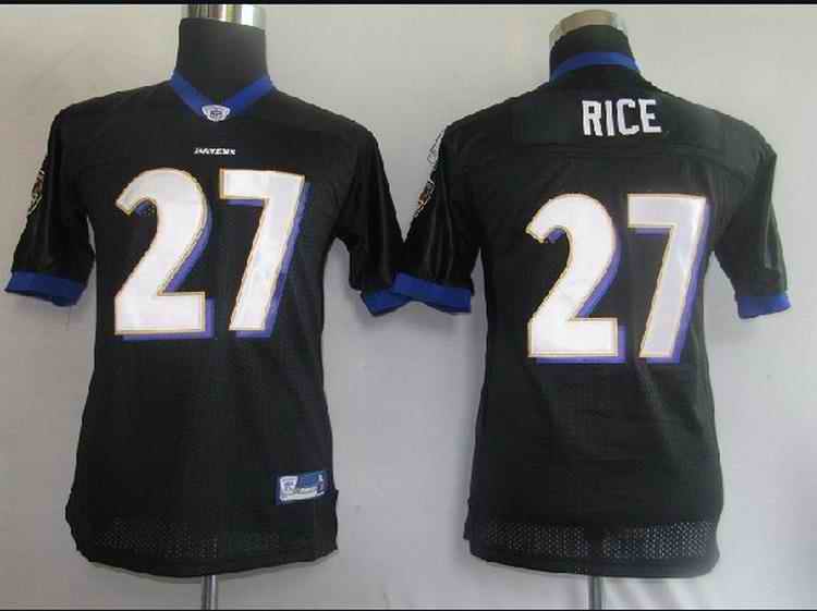 Ravens 27 Rice black kids Jerseys