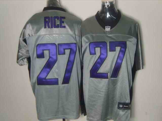 Ravens 27 Rice grey Jerseys
