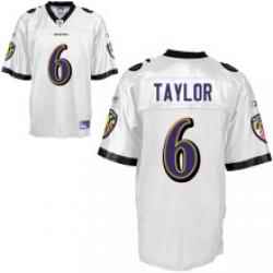 Ravens 6 Taylor white Jerseys
