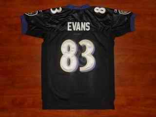 Ravens 83 Evans black Jerseys