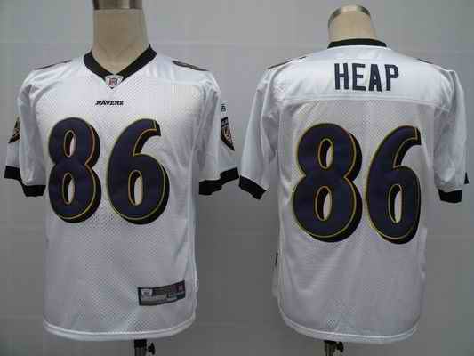 Ravens 86 Heap white Jerseys